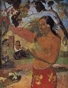 Paul Gauguin Take mango woman oil painting reproduction